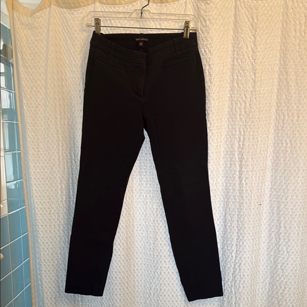 J crew mercantile black fitted pant